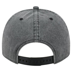 Carolina Hurricanes New Era Throwback Washed A-Frame Pre-Curved 9FIFTY Snapback Hat Charcoal