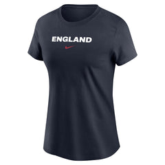 England National Team Women's Wordmark T-Shirt - Navy | Nike cheap