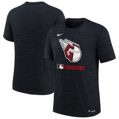 Cleveland Guardians Youth Authentic Collection Velocity Performance T-Shirt - Navy | Nike