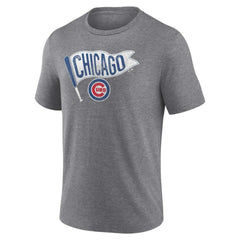 Chicago Cubs Hometown Collection Those Cubbies Tri-Blend T-Shirt - Heather Gray