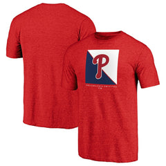 Philadelphia Phillies Pregame Vibe Tri-Blend T-Shirt - Red