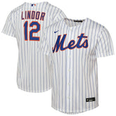 Francisco Lindor New York Mets Youth Home Replica Player Jersey - White | Nike