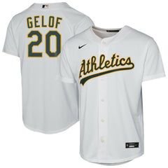 Zack Gelof Athletics Youth Home Replica Player Jersey - White | Nike
