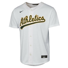 Zack Gelof Athletics Youth Home Replica Player Jersey - White | Nike