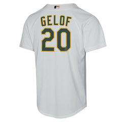 Zack Gelof Athletics Youth Home Replica Player Jersey - White | Nike