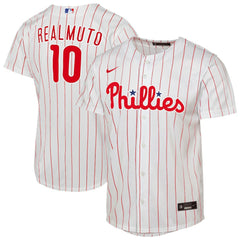 J.T. Realmuto Philadelphia Phillies Youth Home Replica Player Jersey - White | Nike
