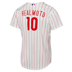 J.T. Realmuto Philadelphia Phillies Youth Home Replica Player Jersey - White | Nike