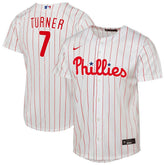 Trea Turner Philadelphia Phillies Youth Home Replica Player Jersey - White | Nike