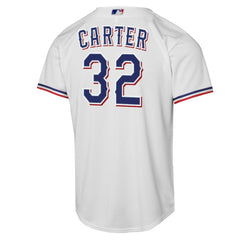 Evan Carter Texas Rangers Youth Home Replica Player Jersey - White | Nike