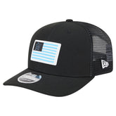 Miami Marlins Flag 9SEVENTY Stretch-Snap Hat - Black | New Era