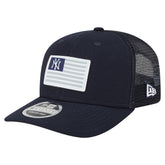New York Yankees Flag 9SEVENTY Stretch-Snap Hat - Navy | New Era