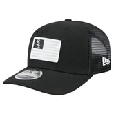 Chicago White Sox Flag 9SEVENTY Stretch-Snap Hat - Black | New Era