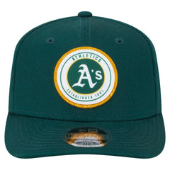 Athletics Circle Patch 9SEVENTY Stretch-Snap Hat - Kelly Green | New Era