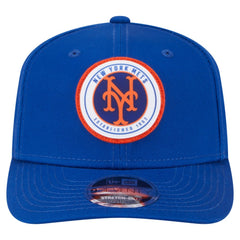 New York Mets Circle Patch 9SEVENTY Stretch-Snap Hat - Royal | New Era