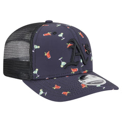 Athletics Adventure Drinks Pattern 9SEVENTY Stretch-Snap Hat - Black | New Era