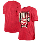 Atlanta Hawks Throwback Vintage Boxy Mineral Wash T-Shirt - Red | New Era sale