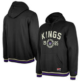 Sacramento Kings Throwback Vintage Pullover Hoodie - Black | New Era discount