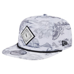 Chicago White Sox Printed Island Golfer Snapback Hat - White | New Era