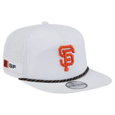 San Francisco Giants Perforated Golfer Snapback Hat - White | New Era