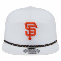 San Francisco Giants Perforated Golfer Snapback Hat - White | New Era