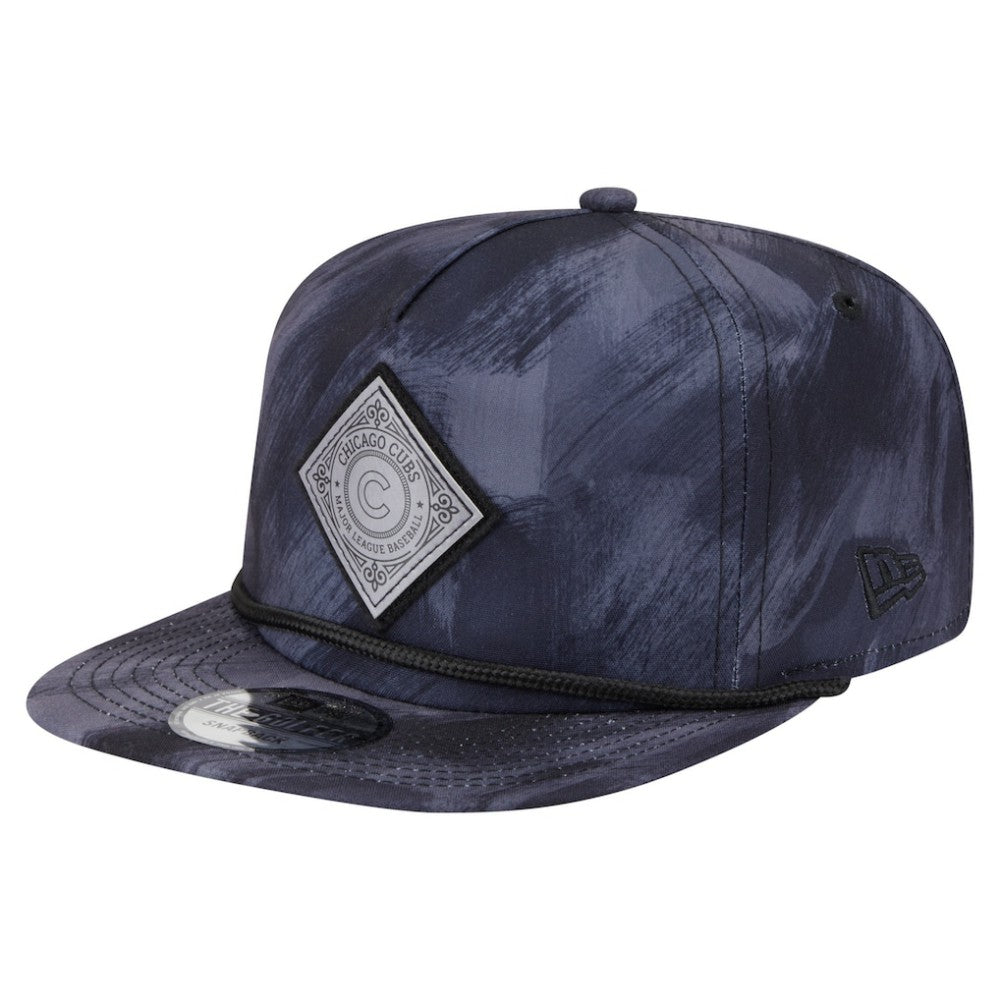 Chicago Cubs Printed Golfer Snapback Hat - Navy | New Era