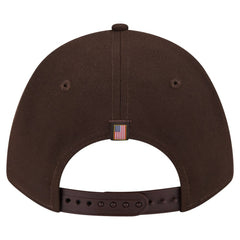 San Diego Padres American Flag 9FORTY M-Crown A-Frame Adjustable Hat - Brown | New Era