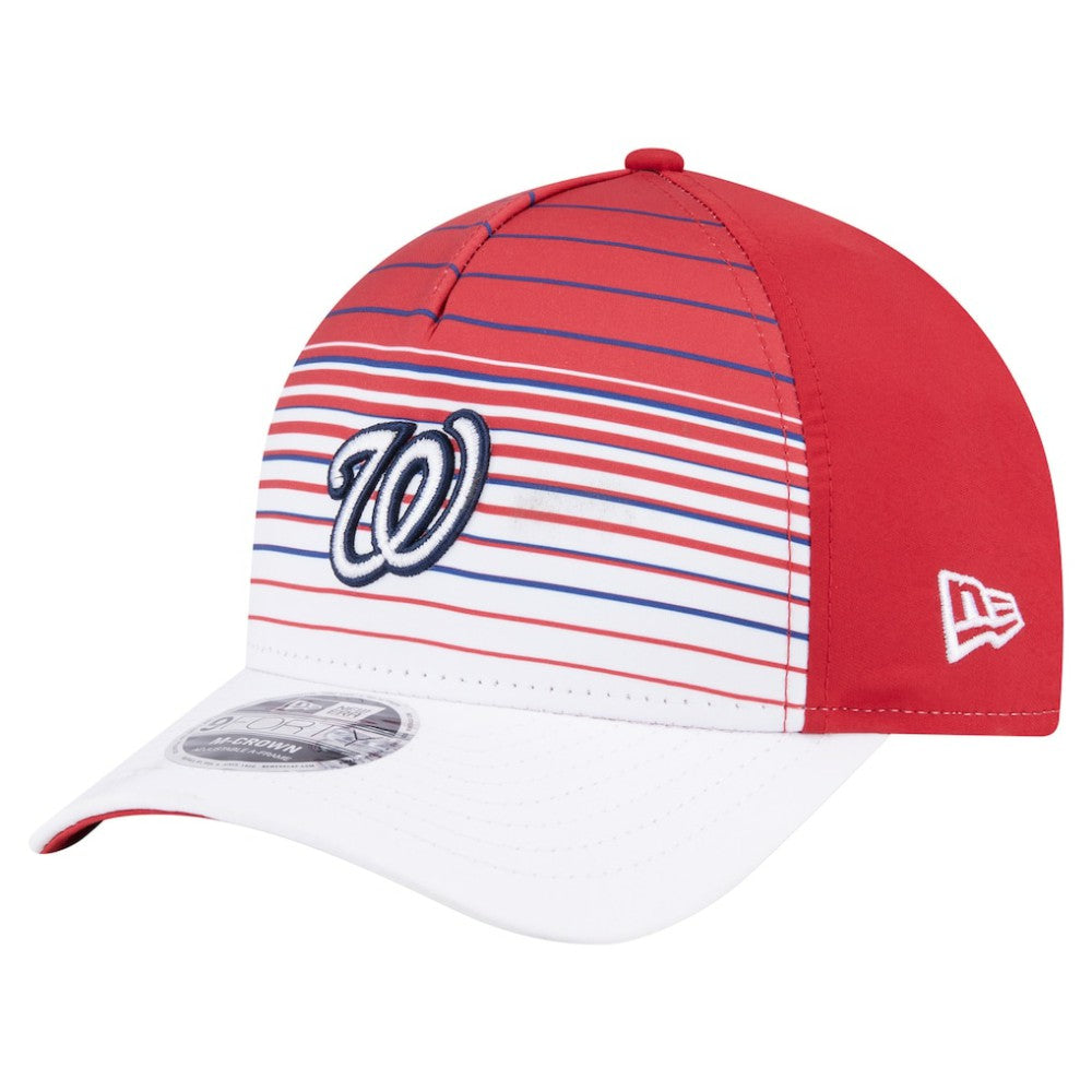Washington Nationals Gradient 9FORTY M-Crown Adjustable Hat - Red | New Era