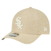 Chicago White Sox Cotton Weave M-Crown A-Frame 9FORTY Adjustable Hat - Beige | New Era