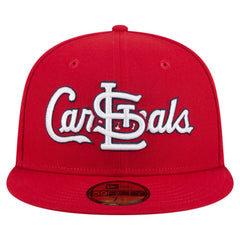 St. Louis Cardinals Overlap 59FIFTY Fitted Hat - Red | New Era