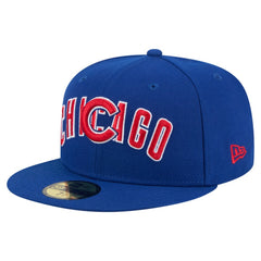 Chicago Cubs Overlap 59FIFTY Fitted Hat - Royal | New Era