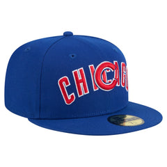 Chicago Cubs Overlap 59FIFTY Fitted Hat - Royal | New Era