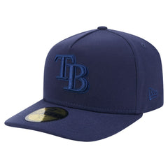 Tampa Bay Rays Color Pack A-Frame 59FIFTY Fitted Hat - Navy | New Era