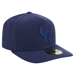 Colorado Rockies Color Pack A-Frame 59FIFTY Fitted Hat - Navy | New Era