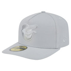 Baltimore Orioles Colorpack A-Frame 59FIFTY Fitted Hat - Gray | New Era