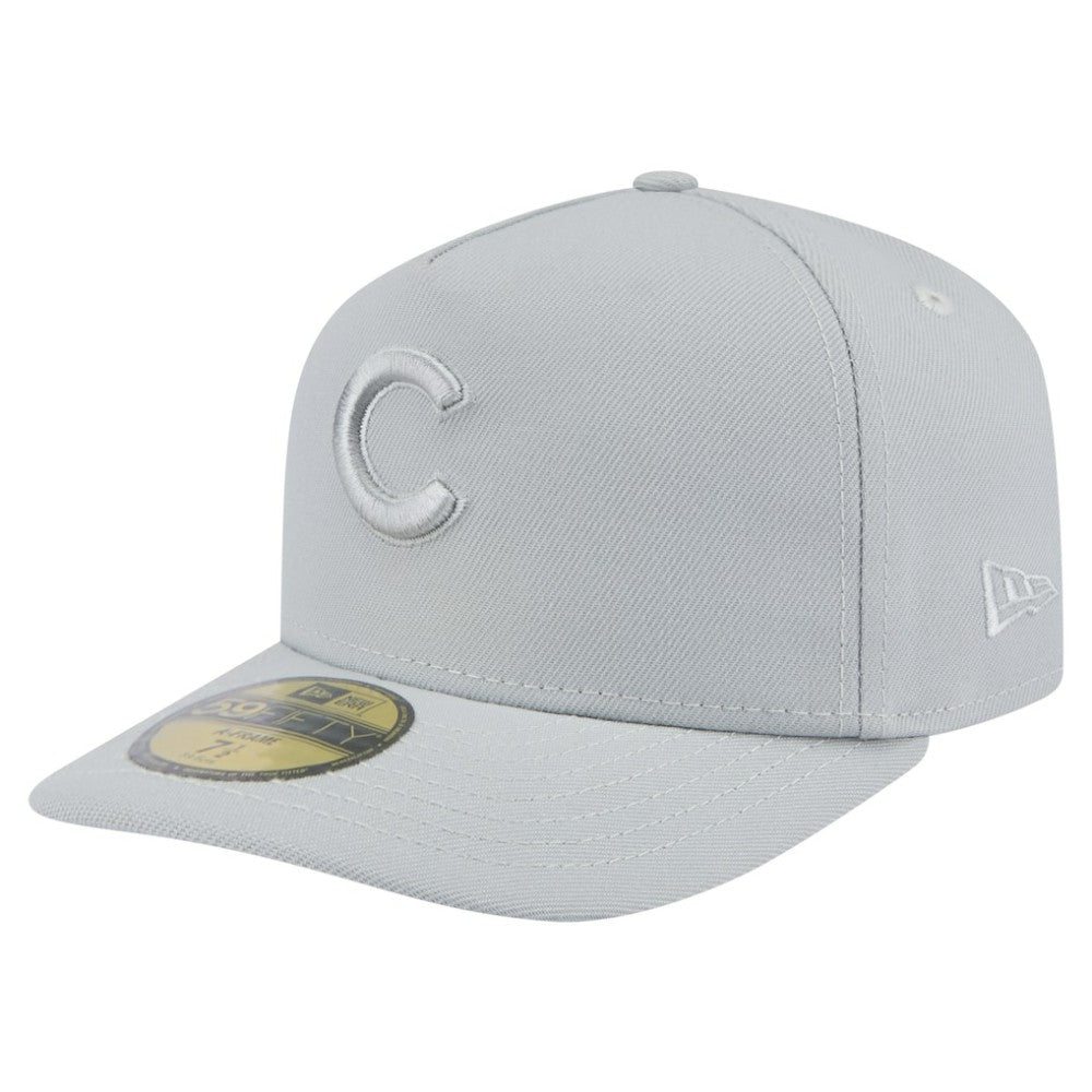 Chicago Cubs Colorpack A-Frame 59FIFTY Fitted Hat - Gray | New Era