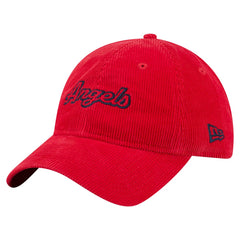 Los Angeles Angels Women's Corduroy 9TWENTY Adjustable Hat - Red | New Era
