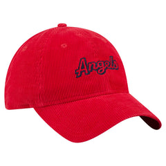 Los Angeles Angels Women's Corduroy 9TWENTY Adjustable Hat - Red | New Era