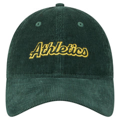 Athletics Women's Corduroy 9TWENTY Adjustable Hat - Green | New Era