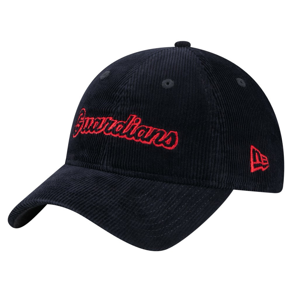 Cleveland Guardians Women's Corduroy 9TWENTY Adjustable Hat - Navy | New Era