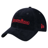 Cleveland Guardians Women's Corduroy 9TWENTY Adjustable Hat - Navy | New Era