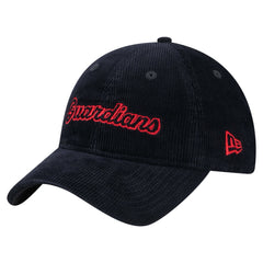 Cleveland Guardians Women's Corduroy 9TWENTY Adjustable Hat - Navy | New Era