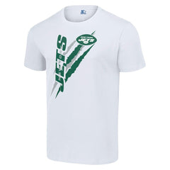New York Jets Starter Color Scratch T-Shirt - White cheap
