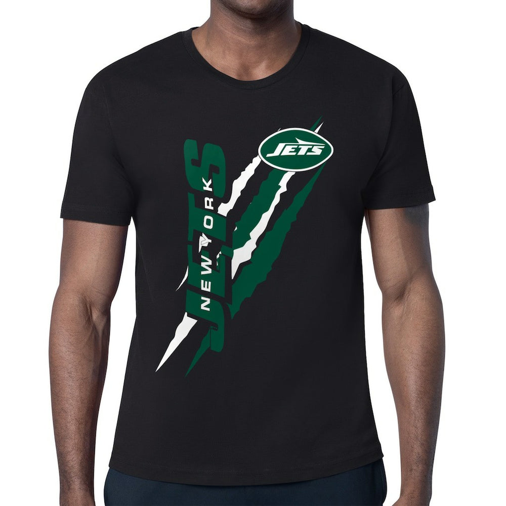 New York Jets Starter Color Scratch T-Shirt - Black outlet