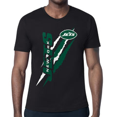 New York Jets Starter Color Scratch T-Shirt - Black outlet
