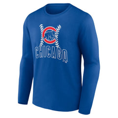 Chicago Cubs Fastball Long Sleeve T-Shirt - Royal