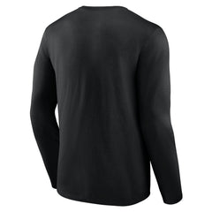 Cincinnati Reds Fastball Long Sleeve T-Shirt - Black