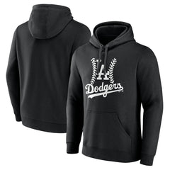 Los Angeles Dodgers Fastball Pullover Hoodie - Black