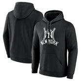 New York Yankees Fastball Pullover Hoodie - Black