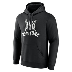 New York Yankees Fastball Pullover Hoodie - Black