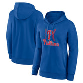 Philadelphia Phillies Women's Fastball Pullover Hoodie - Royal